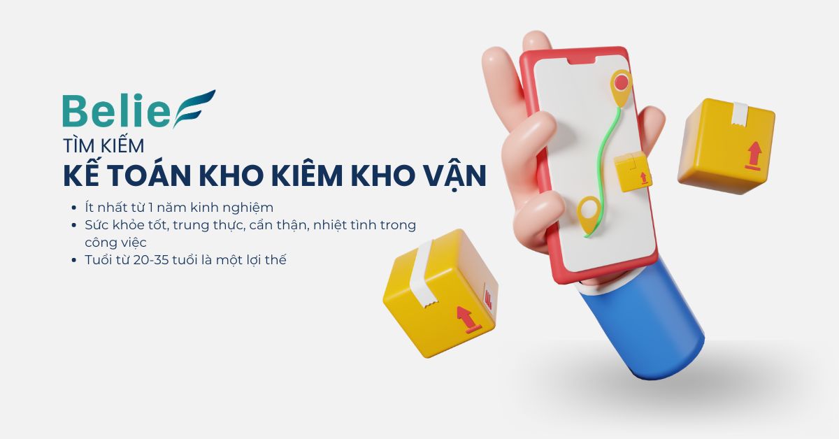 8/2024 - KẾ TOÁN KHO KIÊM NHÂN VIÊN KHO VẬN